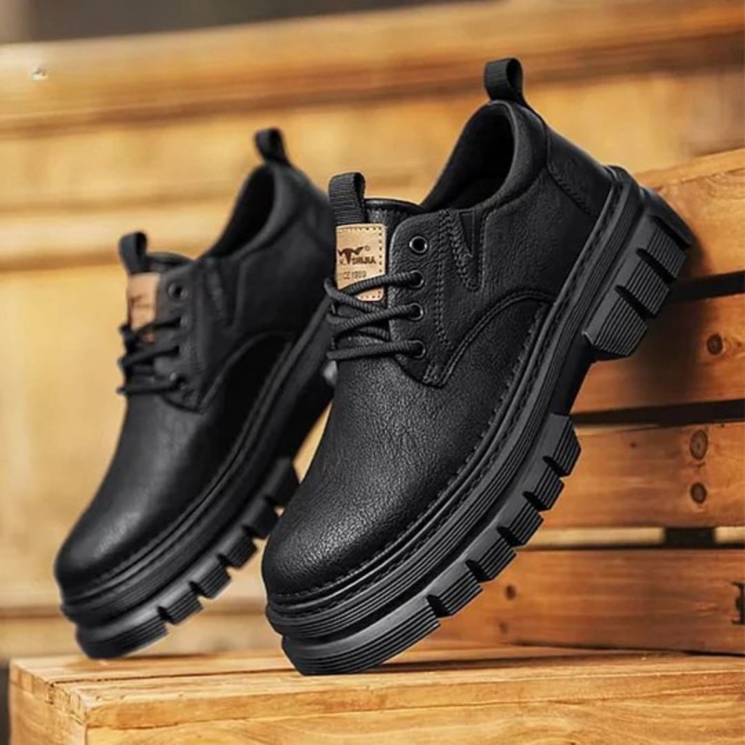 SALVATORE Urban Trail – Chunky Leather Sneakers