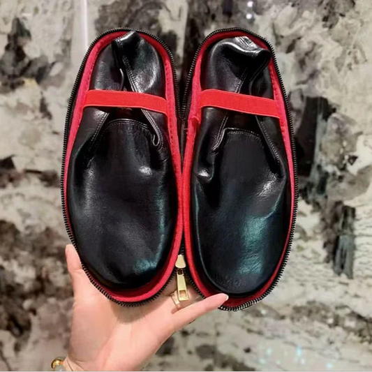 SALVATORE Voyage – Foldable Leather Loafers