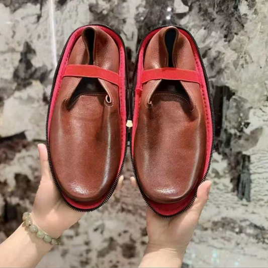 SALVATORE Voyage – Foldable Leather Loafers